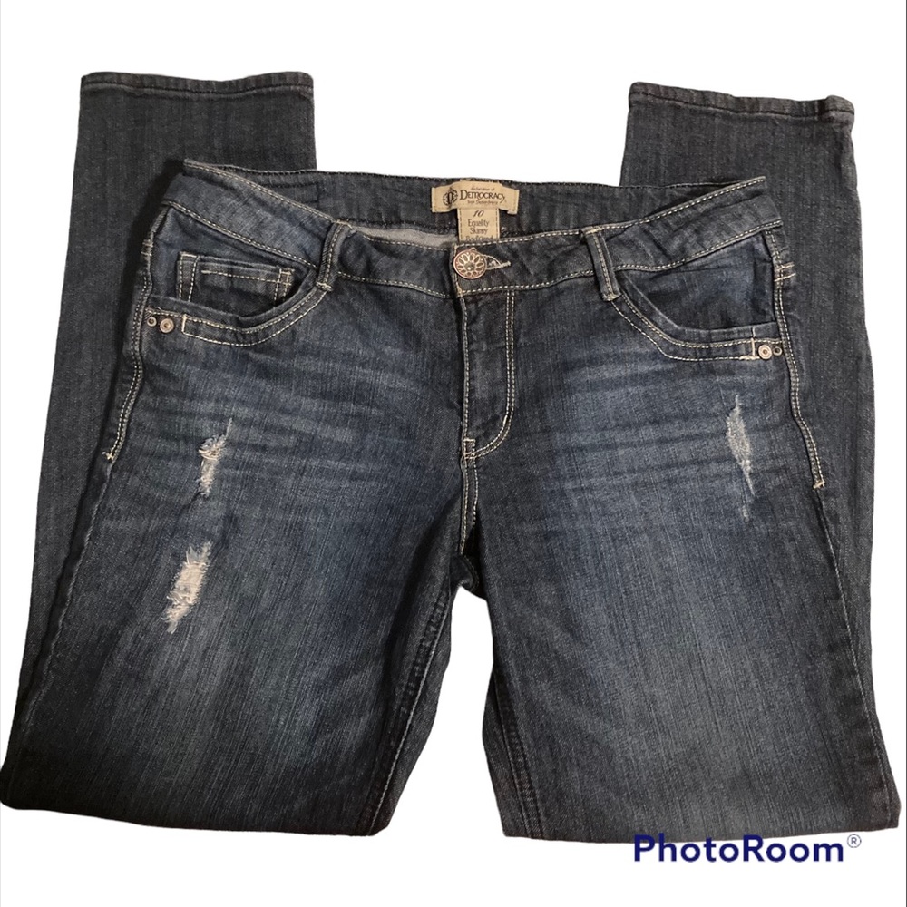 EUC! Democracy Equally Skinny Boyfriend Jeans. Women’s Size 10